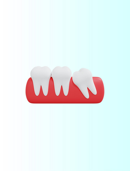 3DC4D立体智齿牙齿