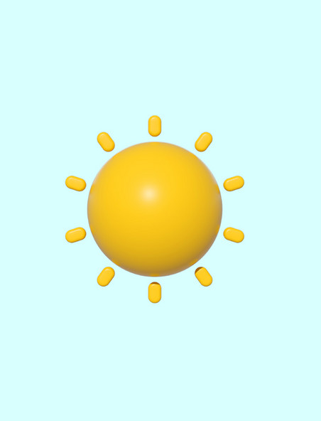 c4d天气图标太阳