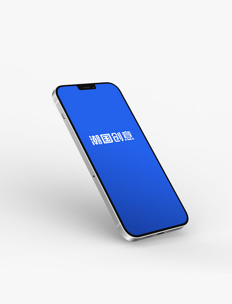 商用样机iPhone12样机苹果12样机智能手机模板展示蓝色简约样机
