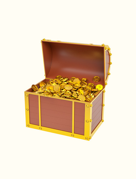 3D立体金币财宝宝藏