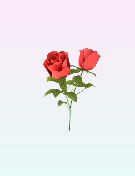 情人节玫瑰花装饰