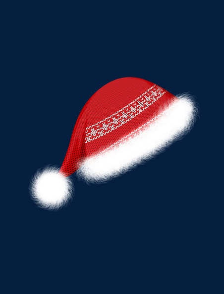圣诞圣诞节针织圣诞帽元素