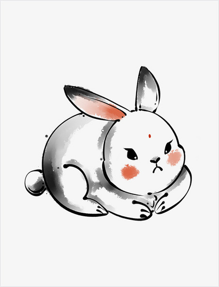 明日生肖兔运势水墨(生肖兔明日运势查询属兔今年运势)