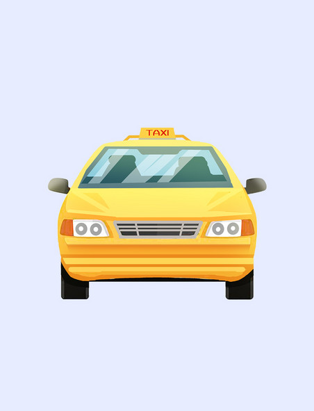出租车黄色汽车