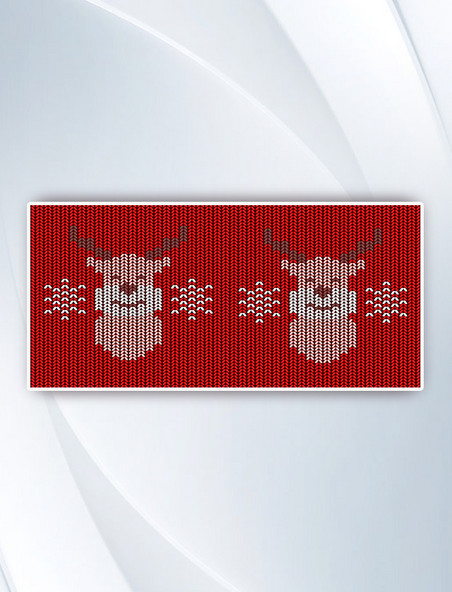 红色圣诞圣诞节针织纹理背景