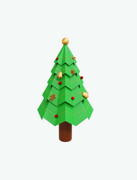 圣诞3DC4D立体圣诞树