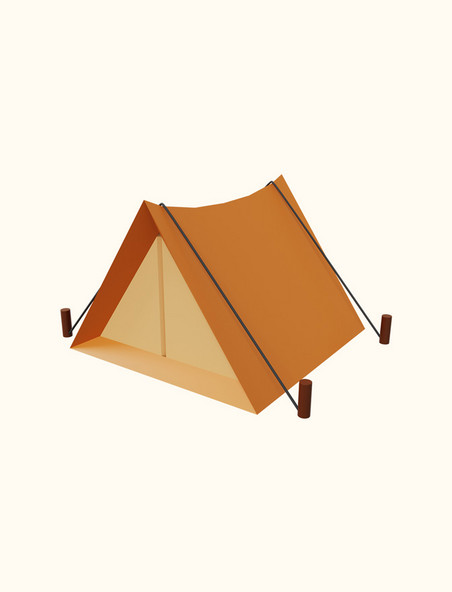3D立体野营帐篷