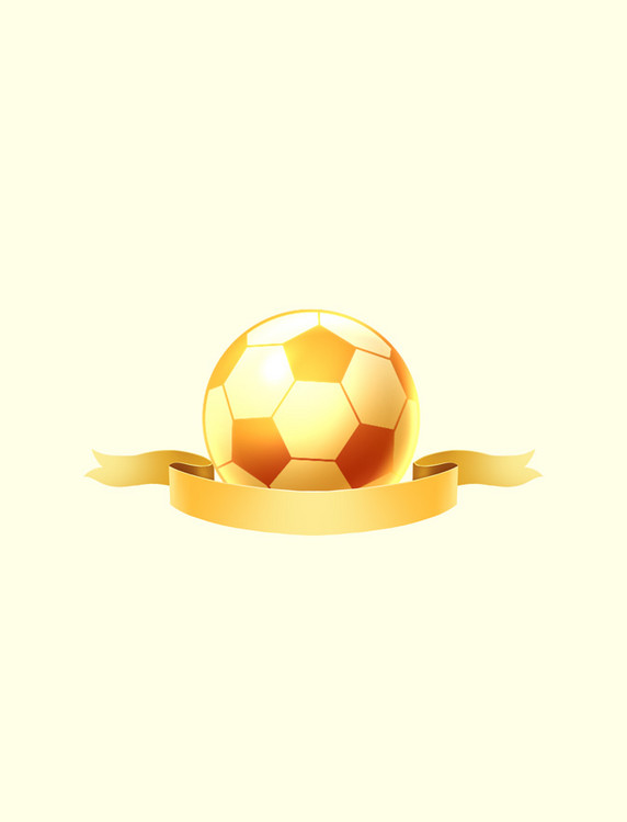足球世界杯金色足球横幅边框