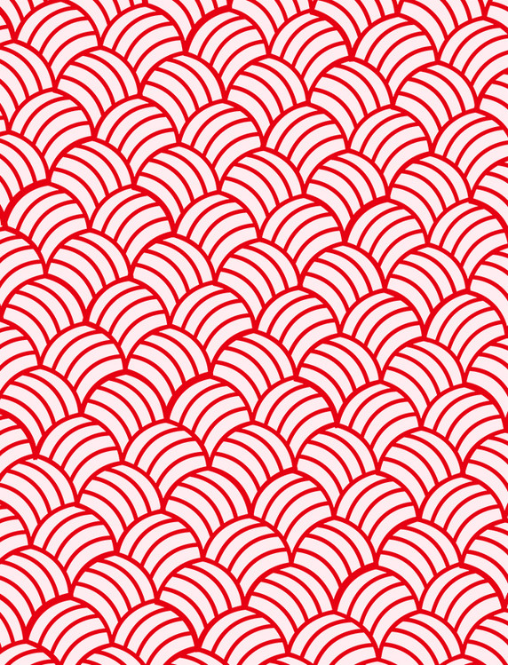 新年春节中国结红色镂空平铺中式花纹底纹纹理元素