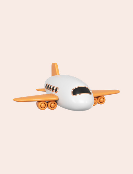 3D立体旅行飞机