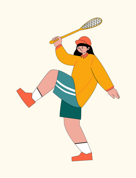 孟菲斯打羽毛球运动人物
