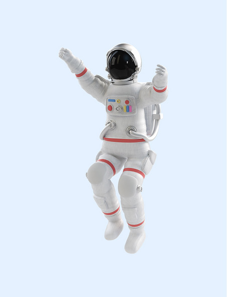 3D立体C4D宇航员人物航天航空