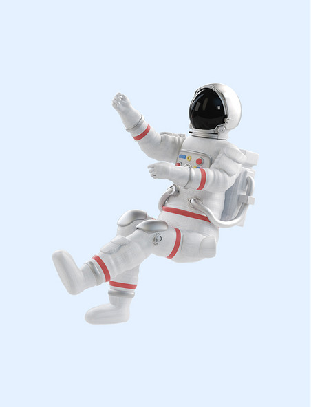 3D立体C4D宇航员人物航天航空太空