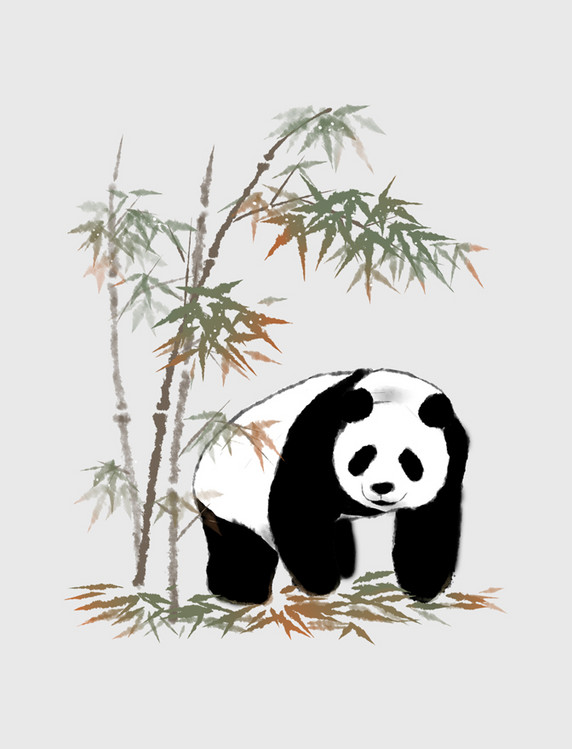 大熊猫黑白动物