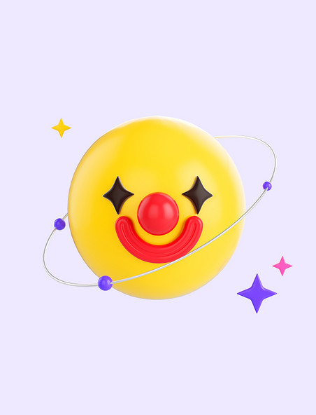 3d愚人节小丑emoji脸型表情