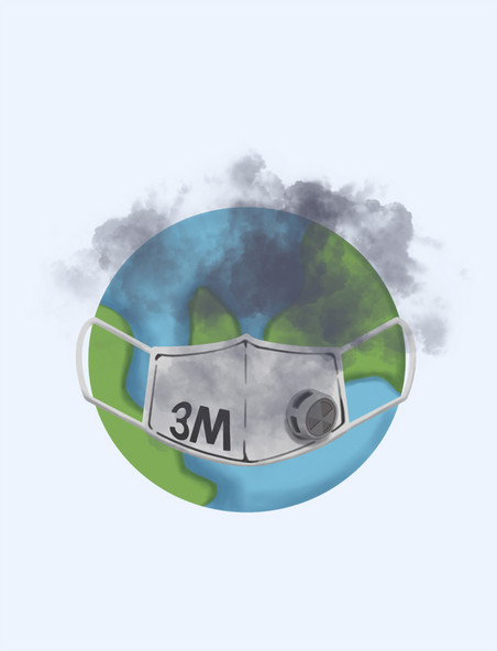 大气污染地球元素环保雾霾