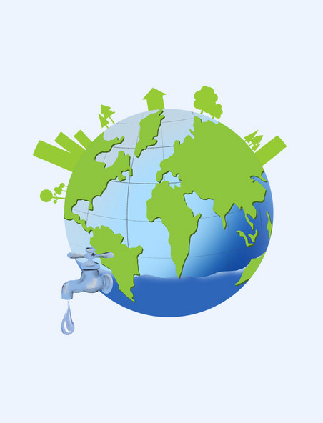 保护资源水资源元素环保地球