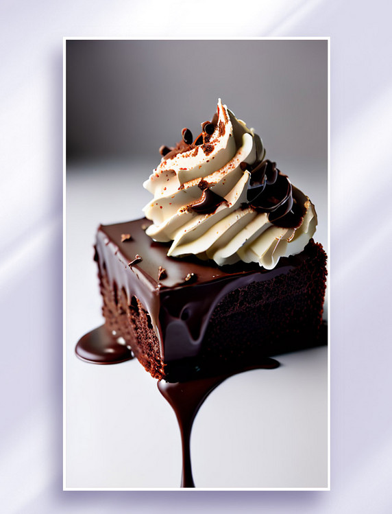 甜品美食巧克力蛋糕甜点餐饮美食