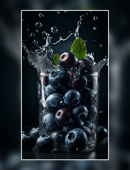 蓝莓水果美食广告摄影美食摄影美食食物餐饮
