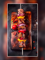 烤串烧烤牛肉羊肉摄影美食餐饮美食广告摄影美食摄影
