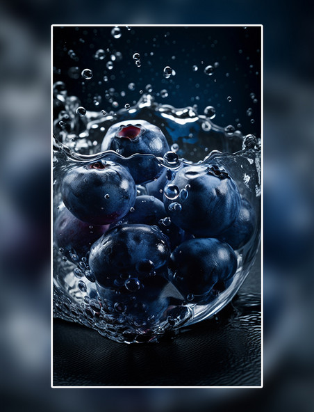 水果蓝莓美食广告摄影美食摄影美食食物餐饮