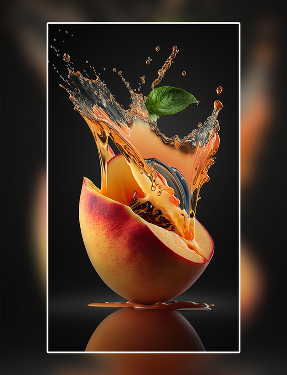 桃子蜜桃水果美食广告摄影美食摄影美食食物餐饮