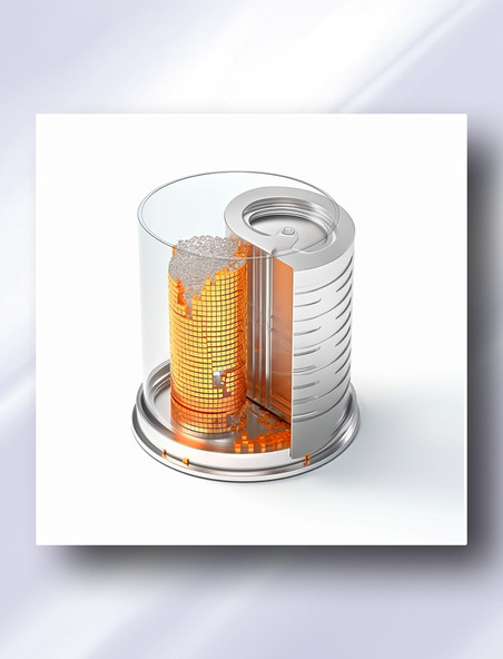 橙色金属银网络安全金融防护系统科技质感图标icon