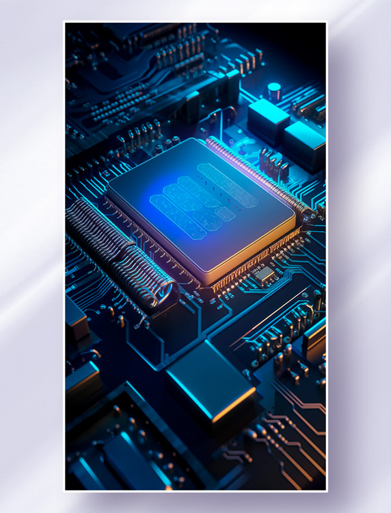 高科技集成电路板纳米芯片晶体管