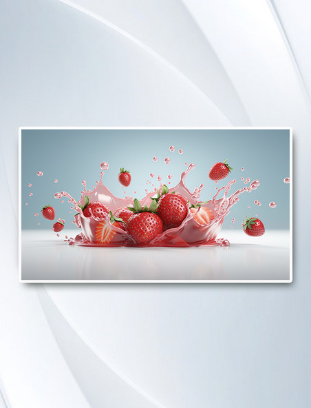 创意草莓水果