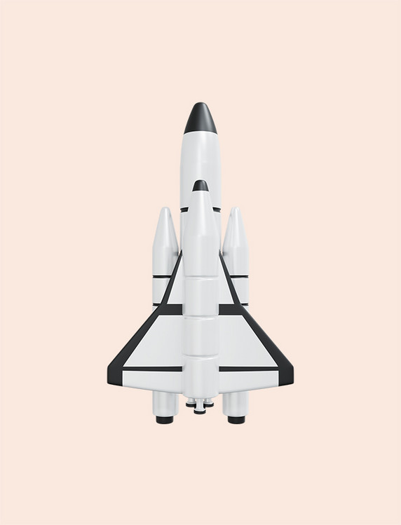 立体航天火箭