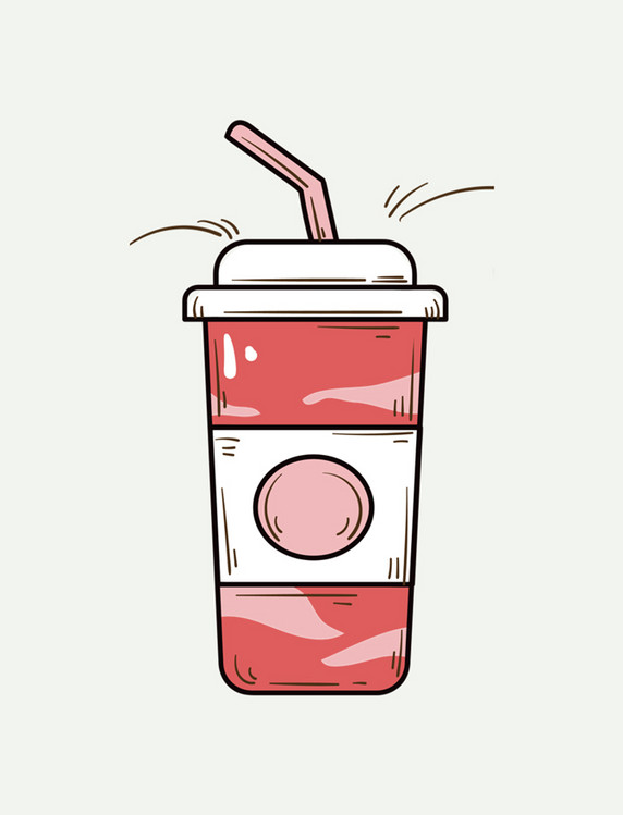 粉色杯子果汁水杯