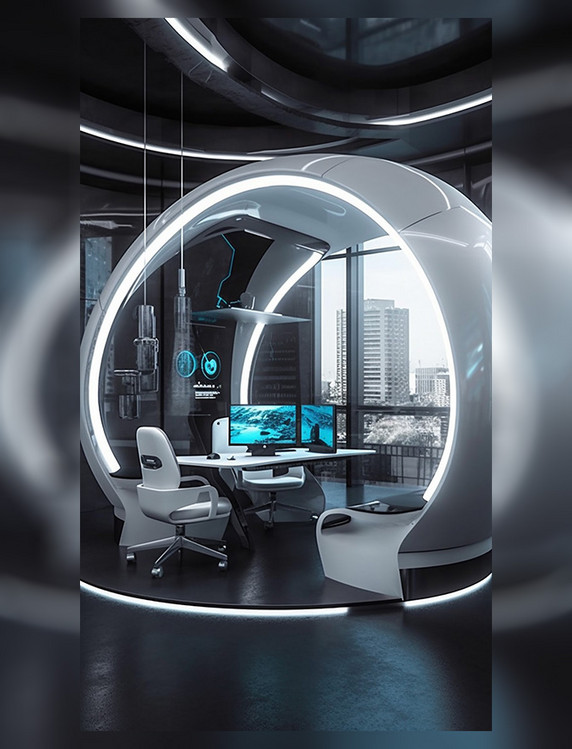 未来科技数字化办公场景