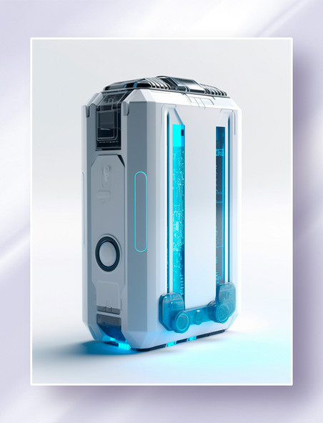 便携式可充电蓝白色新能源电池模组