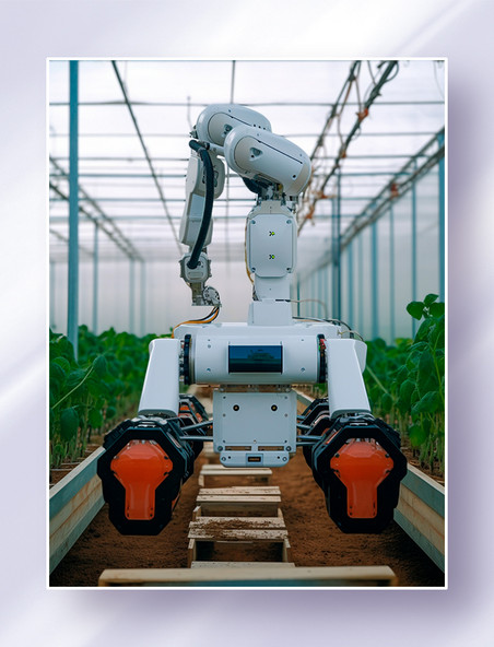 高科技自动化种植播种培育机器人智慧农业