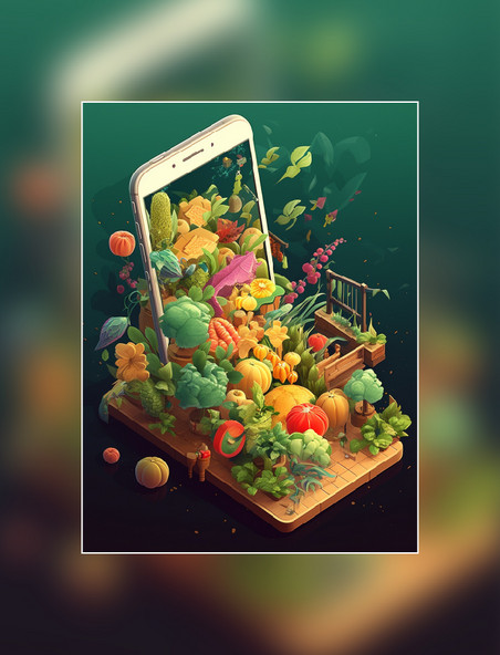 App手机界面水果交互场景设计