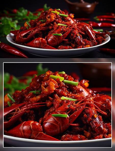 小龙虾中式美食摄影餐饮食品