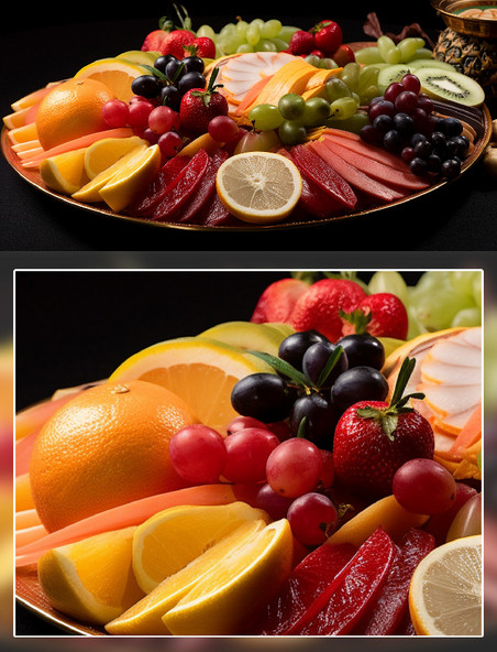 水果拼盘美食摄影沙拉