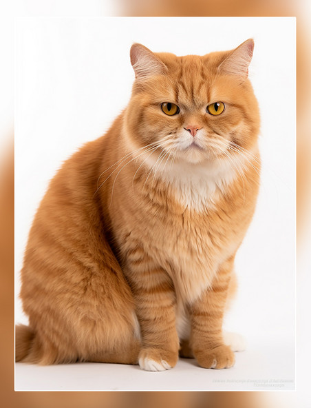 超级清晰动物摄影一张加菲猫照片全身照高质量获奖宠物摄影风格