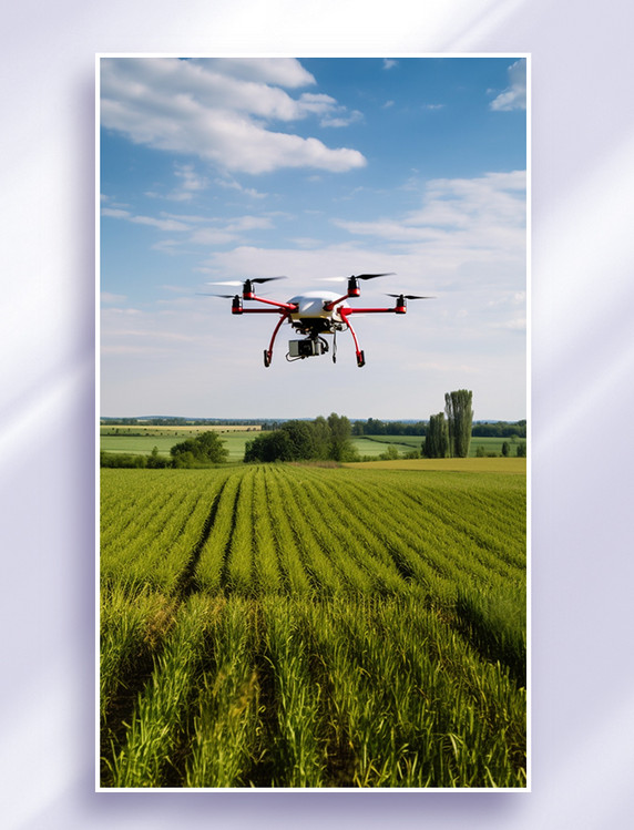 无人机飞行灌溉浇水洒水打农药喷洒肥料农田田地里5