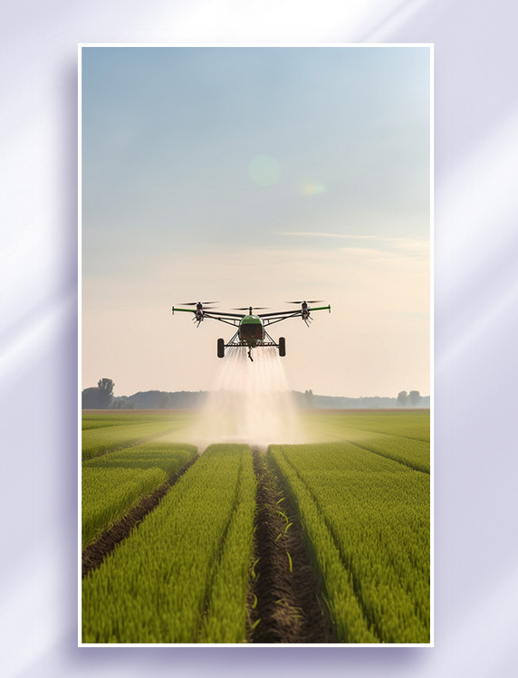 无人机飞行灌溉浇水洒水打农药喷洒肥料农田田地里30