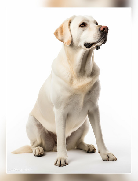 超级清晰全身照动物摄影一张拉布拉多狗狗照片高质量获奖宠物摄影风格