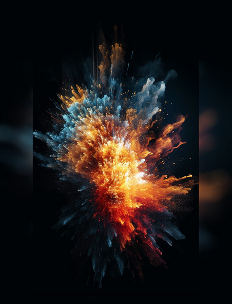 元素爆炸背景图