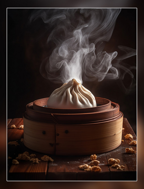 蒸包子食物拍摄小笼包中餐中式餐饮川菜中国菜摄影图高清