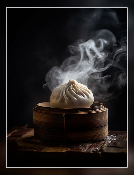 高清食物拍摄蒸包子小笼包中餐中式餐饮川菜中国菜摄影图