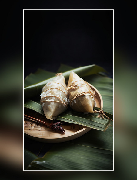 特色美食中国传统节日端午节糯米粽子美味粽子摄影图高清食物拍摄