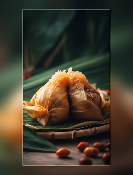 糯米粽子中国传统节日端午节美食特色美味粽子摄影图高清食物拍摄