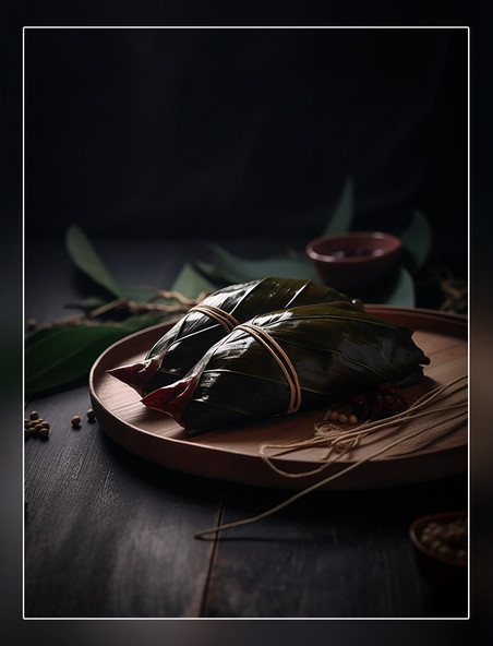 传统节日端午节中国美食特色糯米粽子美味粽子摄影图高清食物拍摄