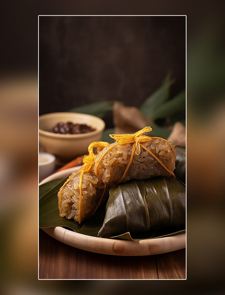 端午节美食特色糯米粽子美味粽子摄影图高清食物拍摄中国传统节日
