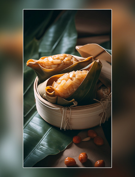 中国传统节日美味粽子摄影图端午节美食特色糯米粽子高清食物拍摄