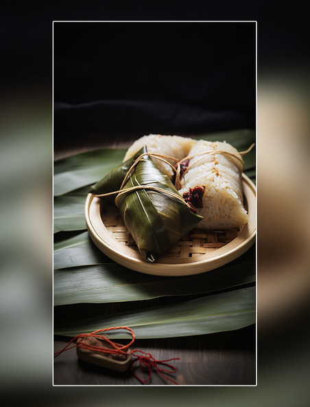 美食特色中国传统节日端午节糯米粽子美味